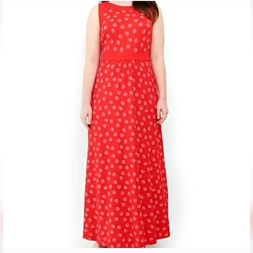 Lands' End Red Maxi